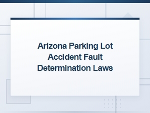 Arizona Parking Lot Accident Fault Determination Laws and Claims Guide